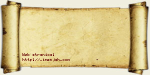 Kristina Lević vizit kartica